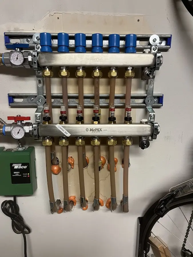 Plumber performing Gas Line Installation at a residential property in Pahrump